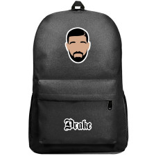 Drake Backpack SuperPack - Drake Minimalist Head Sticker Art