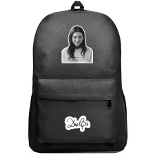 Dua Lipa Backpack SuperPack - Dua Lipa Smiling Grayscale