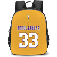NBA Kareem Abdul-Jabbar Backpack StudentPack - Kareem Abdul-Jabbar Los Angeles Lakers No. 3 Jersey