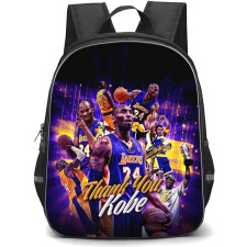 NBA Kobe Bryant Backpack StudentPack - Kobe Bryant Los Angeles Lakers 24 Retirement Poster