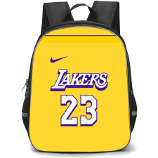 NBA Lebron James Backpack StudentPack - Lebron James Los Angeles Lakers No. 23 Jersey