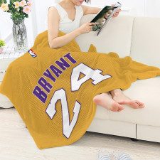 NBA Kobe Bryant Blanket Throw - Kobe Bryant Los Angeles Lakers No. 24 Jersey