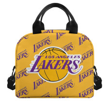 NBA Los Angeles Lakers Insulated Lunch Bag Box - Los Angeles Lakers Medley Monogram Wordmark