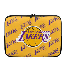 NBA Los Angeles Lakers Laptop Sleeve Carrying Case For 10 12 13 15 17 Inch Notebooks - Los Angeles Lakers Medley Monogram Wordmark