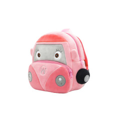 Kids Preschool Kindergarten Cute Backpack Rucksack Pink Car