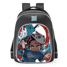 Demon Slayer Tanjiro Kamado With Mask School Backpack