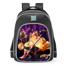 Demon Slayer Zenitsu Agatsuma School Backpack