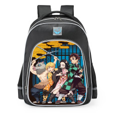 Demon Slayer Characters School Backpack