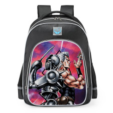 JoJo's Bizarre Adventure Jean Pierre Polnareff With Stand School Backpack