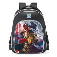 Star Wars The Phantom Menace Characters Backpack Rucksack