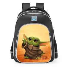 Star Wars Grogu Baby Yoda Cute Backpack Rucksack