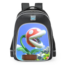 Super Smash Bros Ultimate Piranha Plant School Backpack