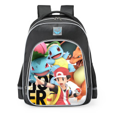 Super Smash Bros Ultimate Pokemon Trainer School Backpack
