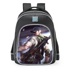 Free Fire Male School Backpack