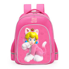 Super Mario 3D World Cat Peach School Backpack