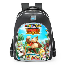 Mario + Rabbids Kingdom Battle Donkey Kong Adventure School Backpack