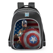 Marvel Contest Of Champions Captain America Backpack