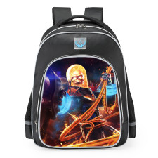 Marvel Contest Of Champions Cosmic Ghost Rider School Backpack