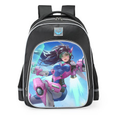 Overwatch D.VA School Backpack