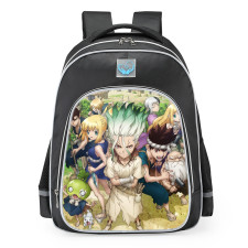 Dr. Stone Characters School Backpack
