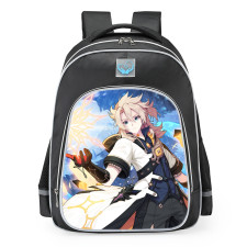 Genshin Impact Albedo School Backpack