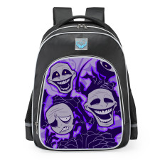 Friday Night Funkin FNF The Blueballs Incident Four Face School Backpack
