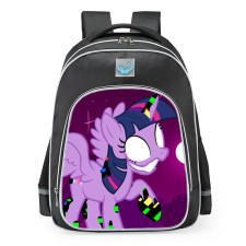 Friday Night Funkin FNF Vs. Corrupted Twilight Sparkle School Backpack