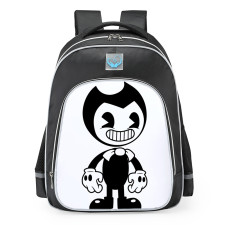 Friday Night Funkin Indie Cross Cartoon Bendy School Backpack