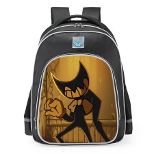 Friday Night Funkin Indie Cross Ink Bendy School Backpack