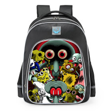 Friday Night Funkin FNF vs Mistful Crimson Morning Characters School Backpack