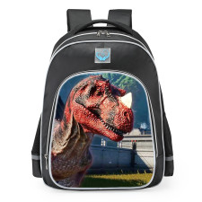 Smite Jurassic World Camp Cretaceous Ceratosaurus School Backpack