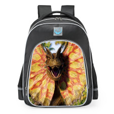 Smite Jurassic World Camp Cretaceous Dilophosaurus School Backpack