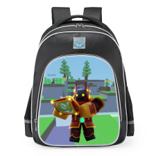 Roblox BedWars Vulcan Lunar Skin School Backpack
