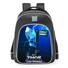 Marvel Thor Love and Thunder Stormbreaker And Thor Hammer School Backpack