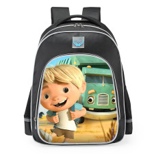 Trash Truck School Backpack