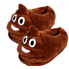 Poop Emoji Emoticon Big Comfy Slippers