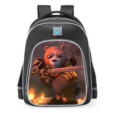 Kung Fu Panda The Dragon Knight Wandering Blade School Backpack