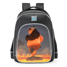 Kung Fu Panda The Dragon Knight Po Training School Backpack