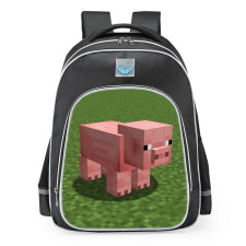 Minecraft Pig School Backpack