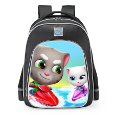 The Tale Of Talking Tom School Backpack