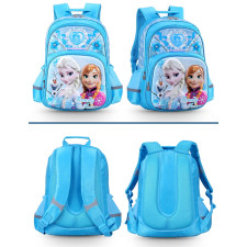 Frozen Elsa and Anna 3D Backpack, Ages 5 to 12, 17 inch