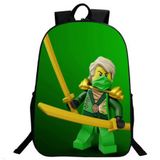 Ninjago Lloyd ZX Green Ninja Backpack Schoolbag Rucksack
