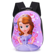Princess Sophia Hard Plastic Kids Backpack Schoolbag Rucksack
