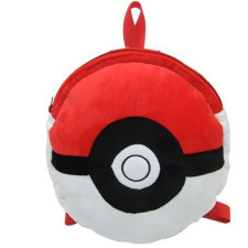 Pokemon Pokeball Soft Plush Kids Backpack (15 inch)