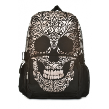 Mojo Backpacks Scroll Skull School Bag