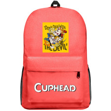 Cuphead Group Backpack SuperPack - Don't Deal with Devil Sticker Art With Characters Art