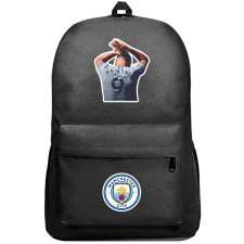 Erling Haaland Backpack SuperPack - Erling Haaland Manchester City Back Sticker Art