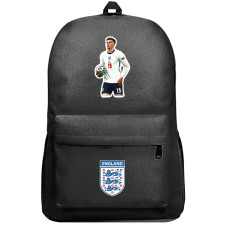 Mason Mount Backpack SuperPack - Mason Mount England National Team Holding Ball Sticker Art