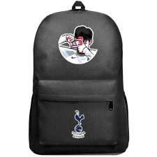 Son Heung Min Backpack SuperPack - Son Heung Min Tottenham Hotspur Signature Celebration Illustration Sticker Art