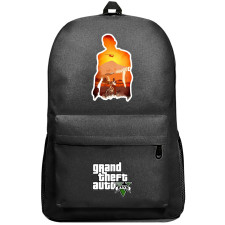 Grand Theft Auto Backpack SuperPack - Grand Theft Auto Silhouette Poster